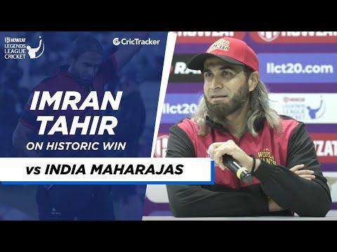 Legends League Cricket 2022 | Match 3 | World Giants vs India Maharajas | Imran Tahir on an epic win