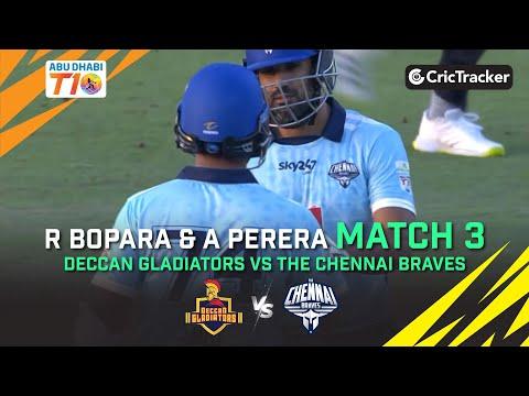 Deccan Gladiators vs The Chennai Braves | Bopara & Perera | Match 3 | Abu Dhabi T10 League Season 5
