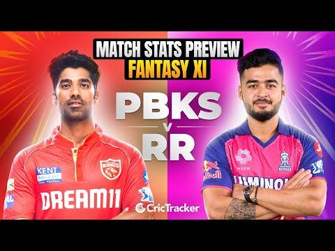 PBKS v RR | IPL 2024 | Match Preview and Stats | Fantasy 11 | Crictracker