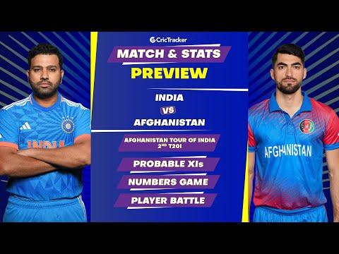 Here's is all you need to know about the 2nd T20I between India vs Afghanistan!