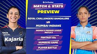 Royal Challengers Bangalore vs Mumbai Indians Women | Match Preview and Stats | Crictracker