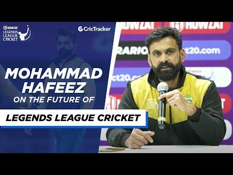 Legends League Cricket 2022 | Match 2 | World Giants vs Asia Lions | Mohammad Hafeez's conference