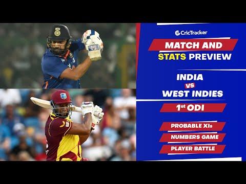 India vs West Indies - 1st ODI, Predicted Playing XIs & Stats Preview