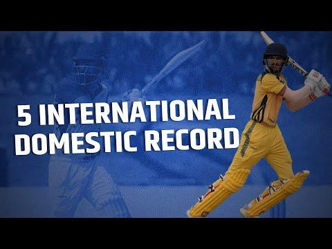 CricTracker | 5 international Record broken by domestic players | cricket