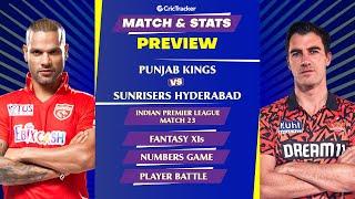 PBKS vs SRH | IPL 2024 | Match Preview and Stats | Fantasy 11 | Crictracker