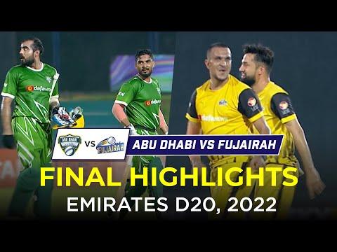 Abu Dhabi vs Fujairah | Final Match Highlights | Emirates D20 2022