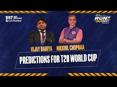Vijay Dahiya and Nikkhil Chopraa predict winners of India Pakistan clash in the T20 World Cup