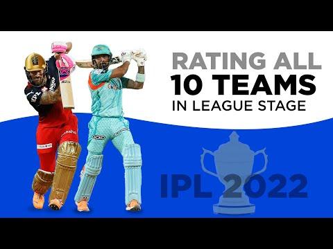 IPL 2022: Rating teams based on performances till league stage