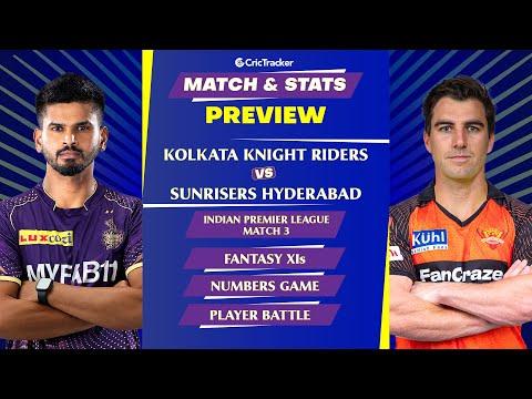KKR vs SRH | IPL 2024 | Match Preview and Stats | Fantasy 11 | Crictracker