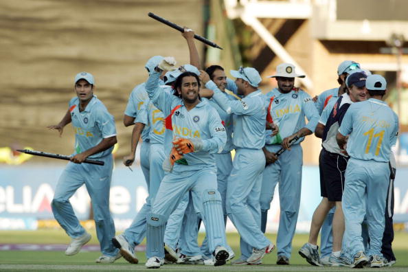 MS Dhoni India were crowned World T20 champions in 2007 BCCI