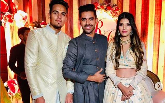 Image result for rahul chahar cricketer wedding