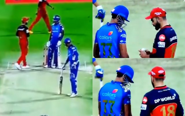 IPL 2020: MI's Suryakumar Yadav walks away while RCB skipper Virat Kohli  tries to sledge him