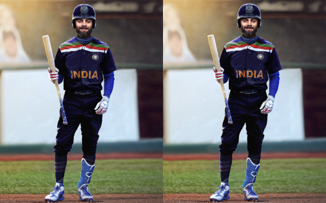 indian team with new jersey