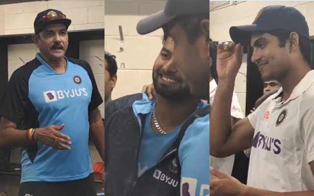 Ravi Shastri delivers a special speech after historic series win in Australia; credits each and every member of team India contingent