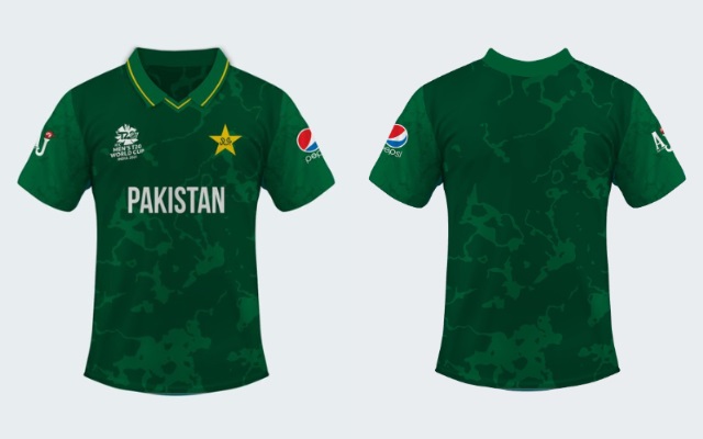 Cricket Pakistan T20 World Cup 2021 New Shirt Jersey Dark Green Color 