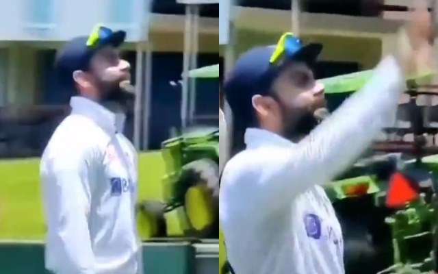 SA vs IND: Virat Kohli waves at his little daughter in stands after historic win in Centurion