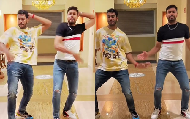 يستعرض Avesh Khan و Venkatesh Iyer مهاراتهما في الرقص في اتجاه “ Hottest ” على Instagram.